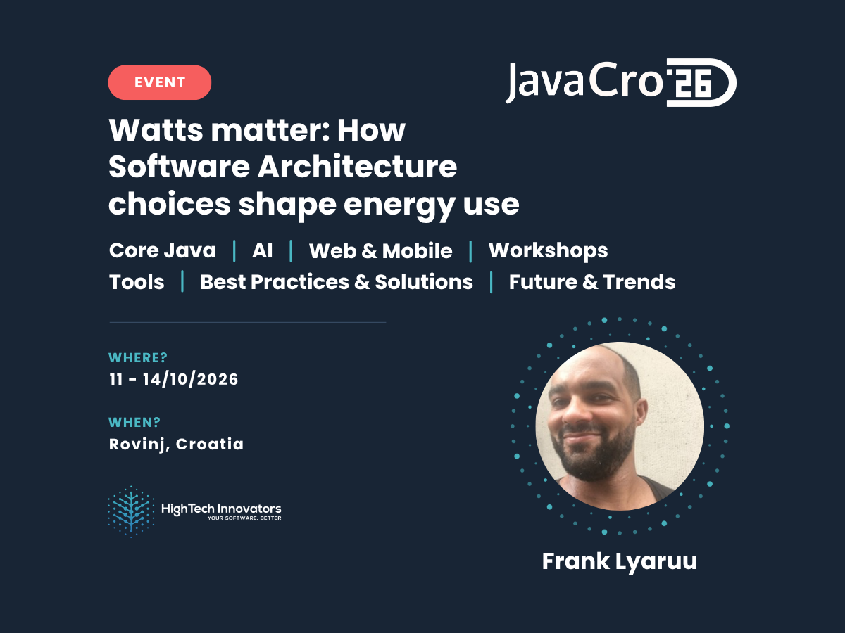 JavaCRO 26 | Watts matter: How Software architecture choices shape energy use